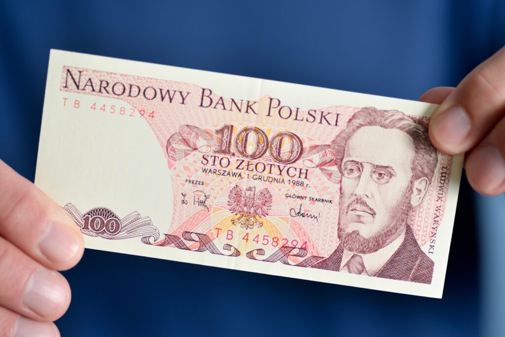 Historyczny banknot 100 złotych z Ludwikiem Waryńskim z serii Wielcy Polacy, wycofany z obiegu w wyniku reformy monetarnej
